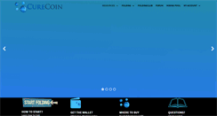 Desktop Screenshot of curecoin.net